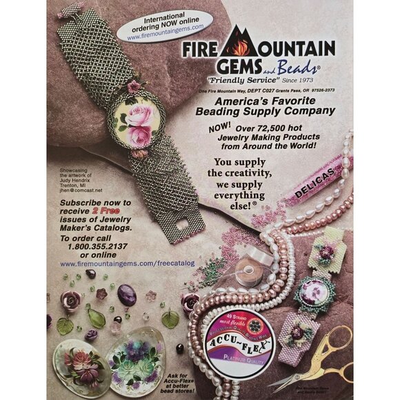 Beadwork Magazine December 2006 January 2007 Embellish A Button Bracelet - Picture 3 of 15